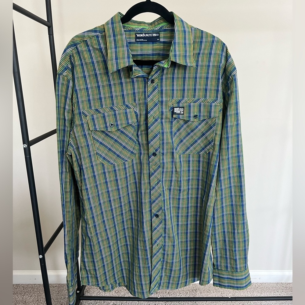Ecko Unltd long sleeve button down. Worn twice. 100% cotton